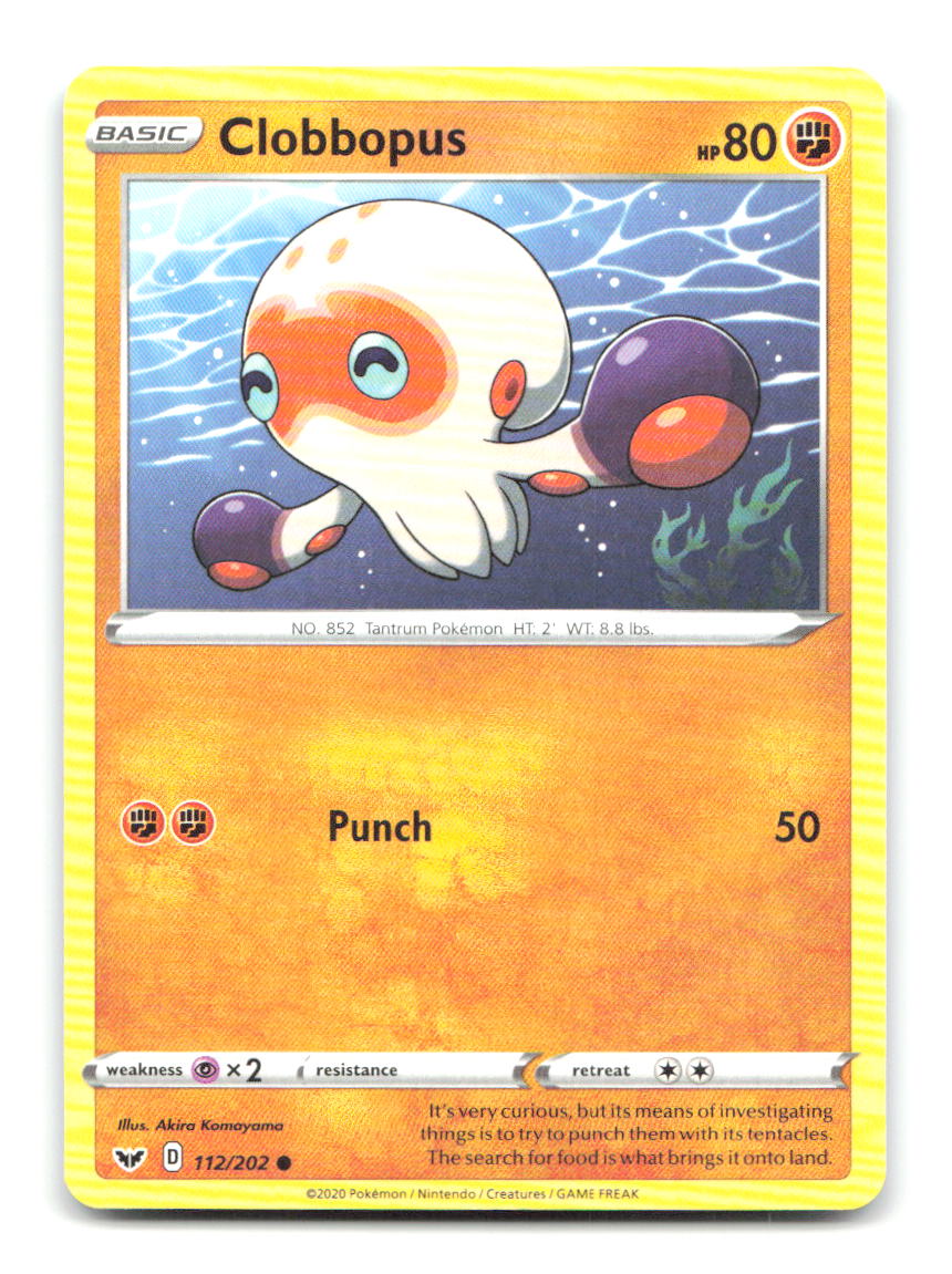 Clobbopus 112/202 SSH Pokemon LP