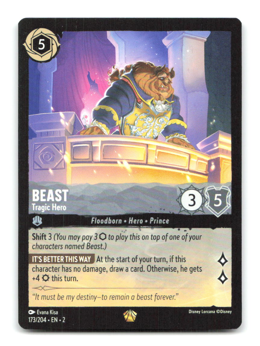 Beast - Tragic Hero 173/204 2 Lorcana NM