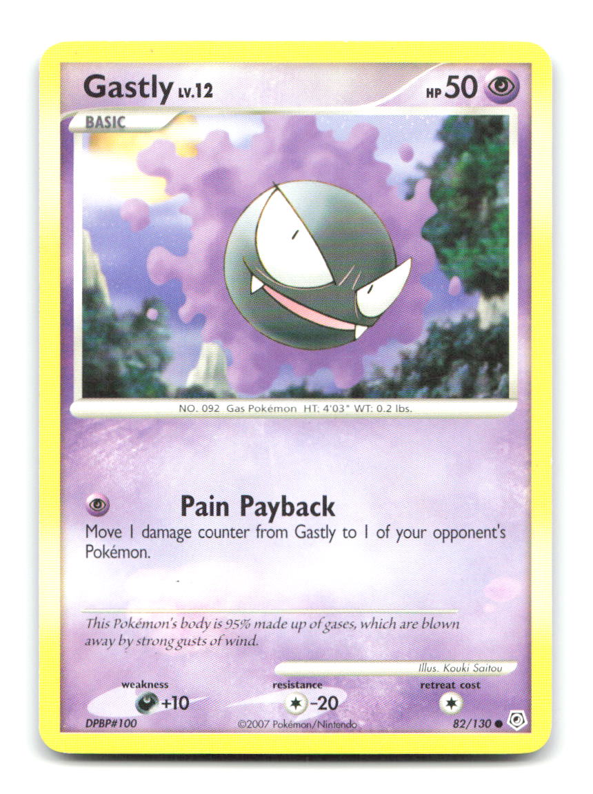 Gastly 82/130 DP Pokemon MP