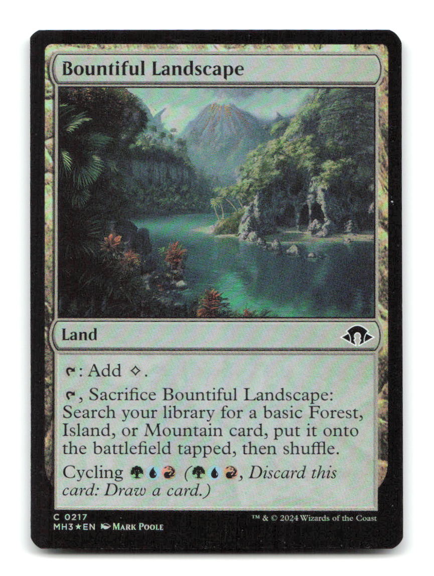 Bountiful Landscape 217 MH3 Magic: The Gathering Foil NM