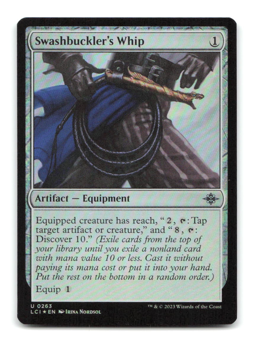 Swashbuckler's Whip 263 LCI Magic: The Gathering Foil NM