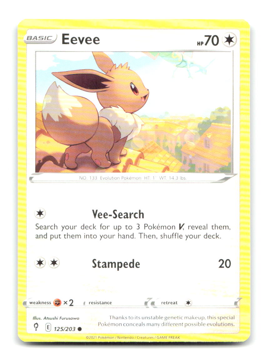 Eevee 125/203 EVS Pokemon LP