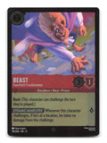 Beast - Snowfield Troublemaker 118/204 11 Lorcana Cold Foil NM