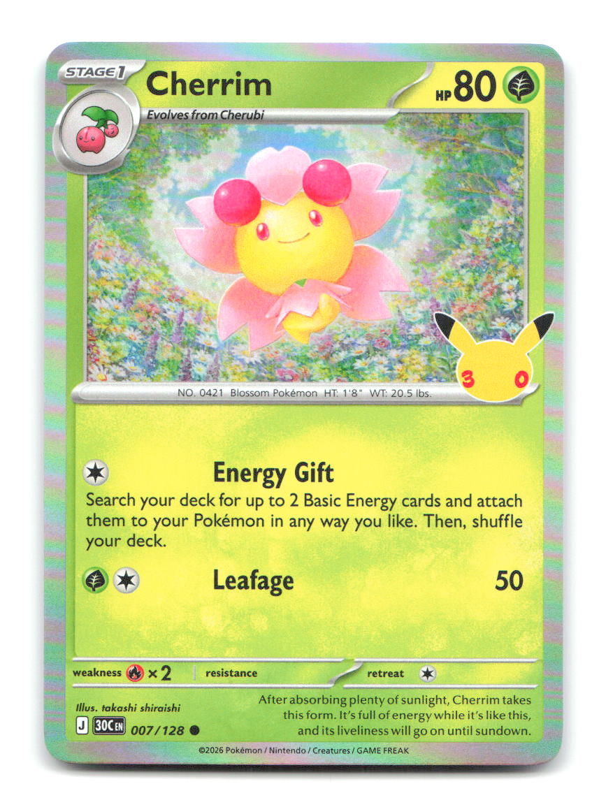 Cherrim 007/128 30C Pokemon Holo NM