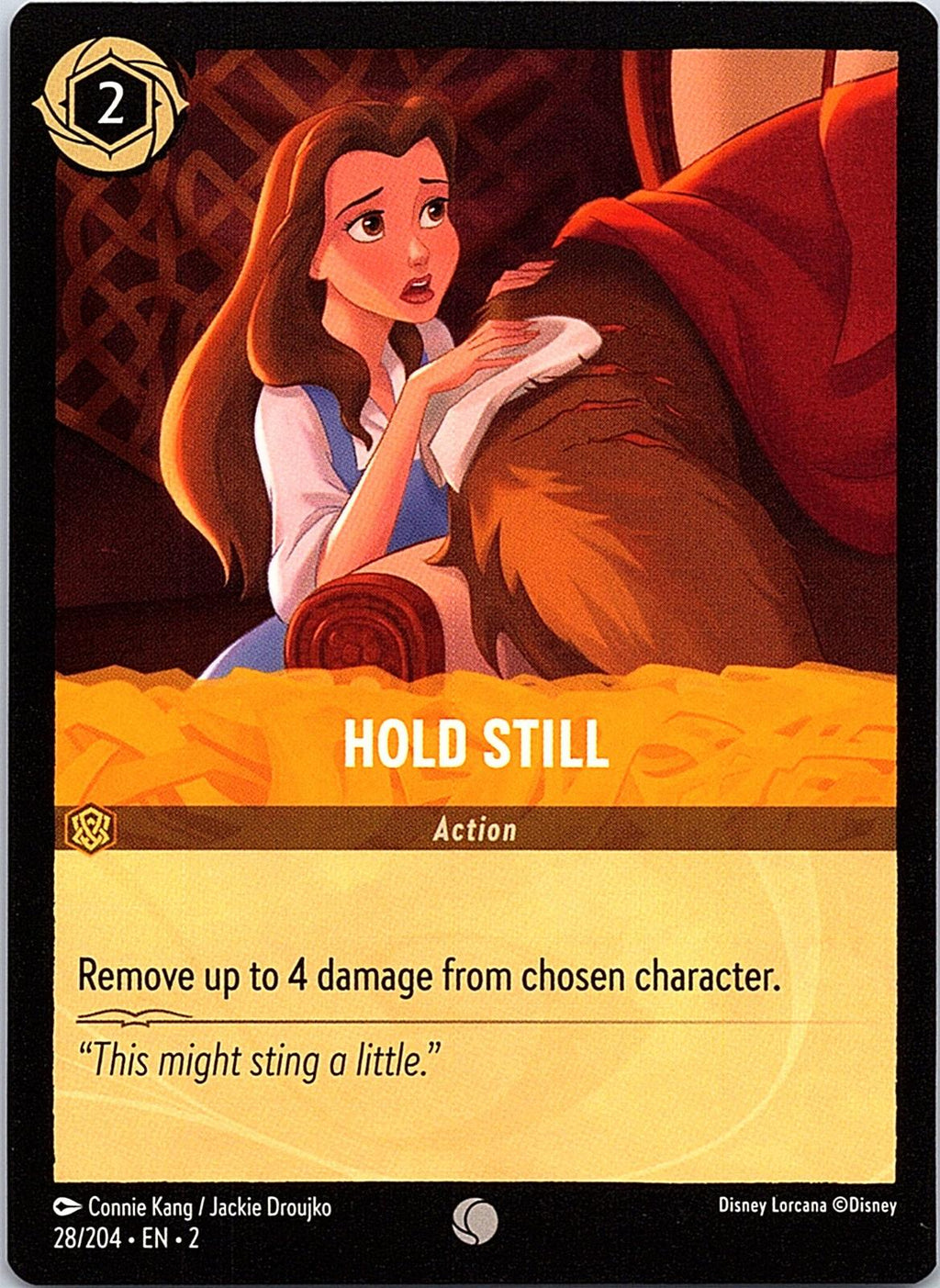 Hold Still 28/204 Common Rise of the Floodborn Lorcana Near Mint