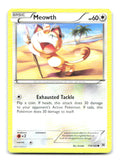 Meowth 114/162 Common BREAKthrough Pokemon Moderately Played