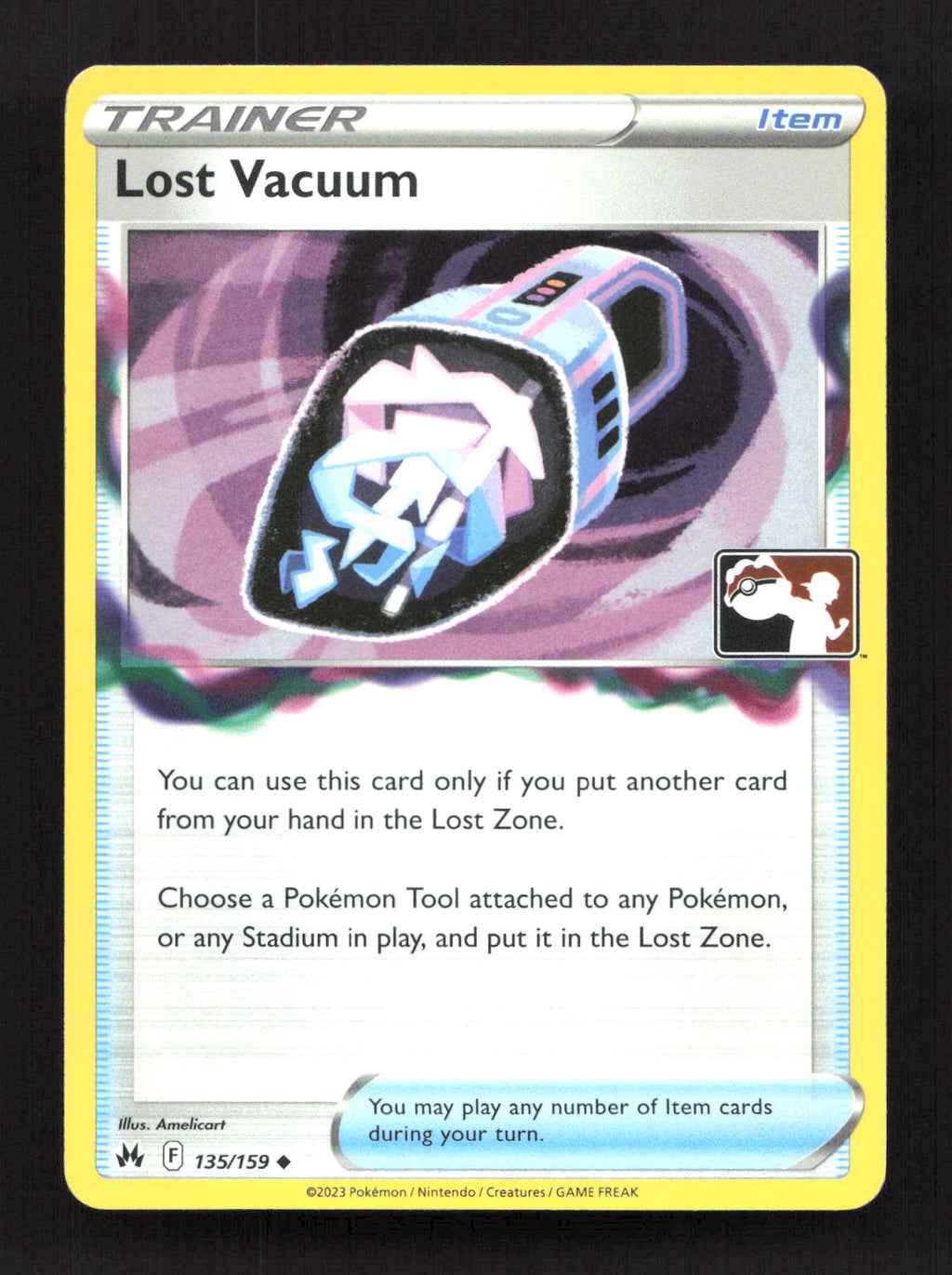 Lost Vacuum (Cosmos Holo) 135/159 Uncommon Prize Pack Series Cards Pokemon LP