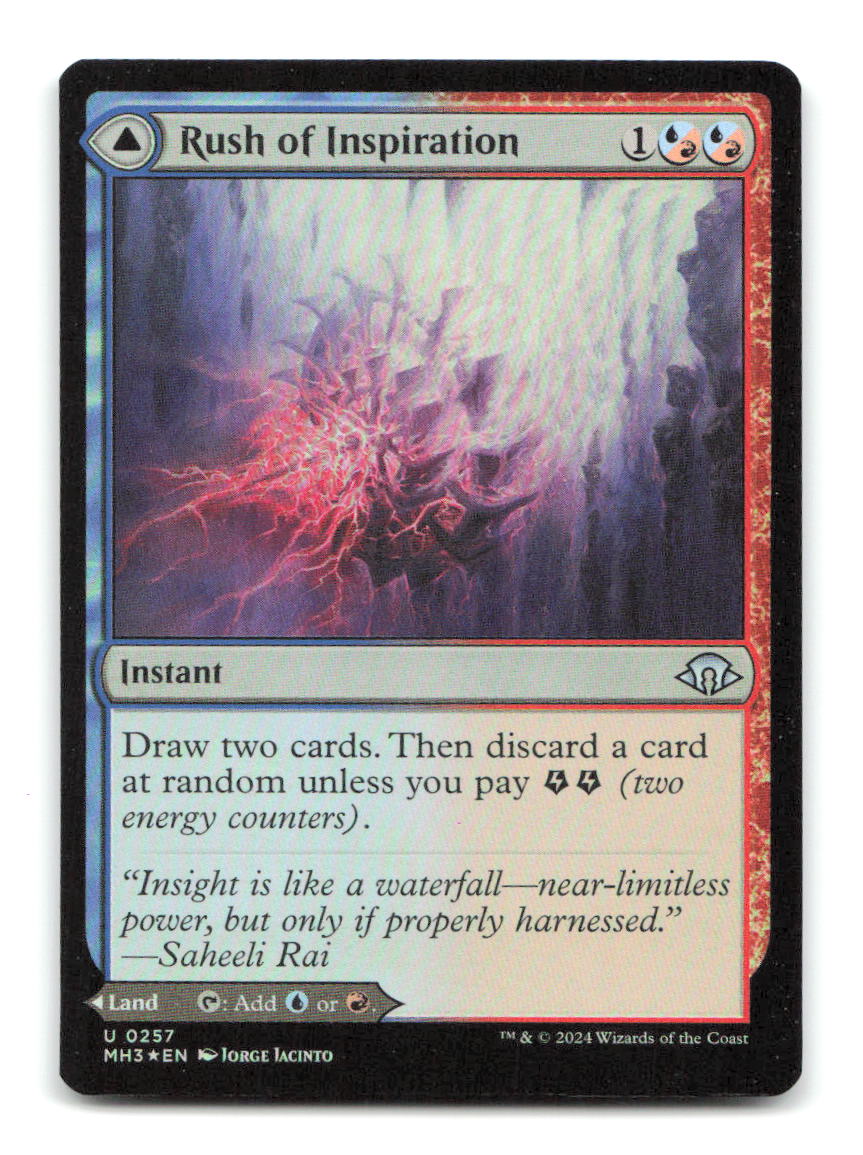 Rush of Inspiration 257 MH3 Magic: The Gathering Foil NM