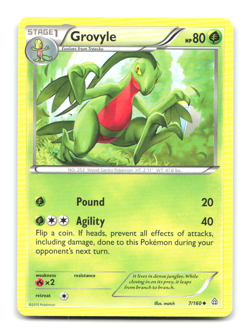 Grovyle 7/160 PRC Pokemon LP