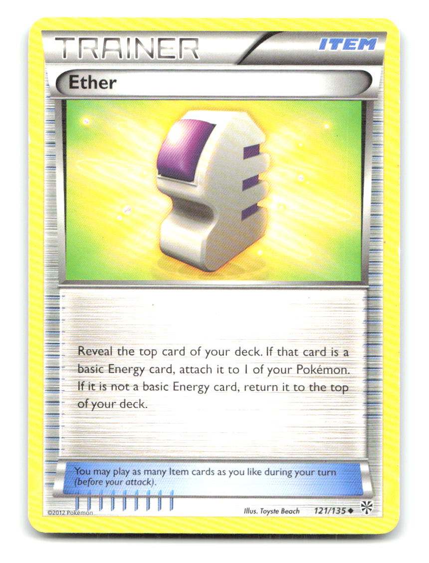 Ether 121/135 Uncommon Plasma Storm Pokemon Lightly Played