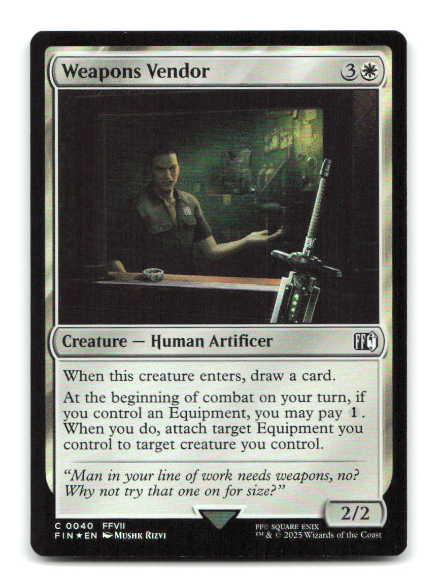 Weapons Vendor 40 FIN Magic: The Gathering Foil NM