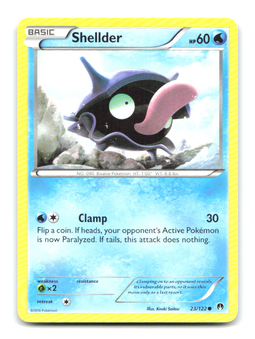 Shellder 23/122 BKP Pokemon MP