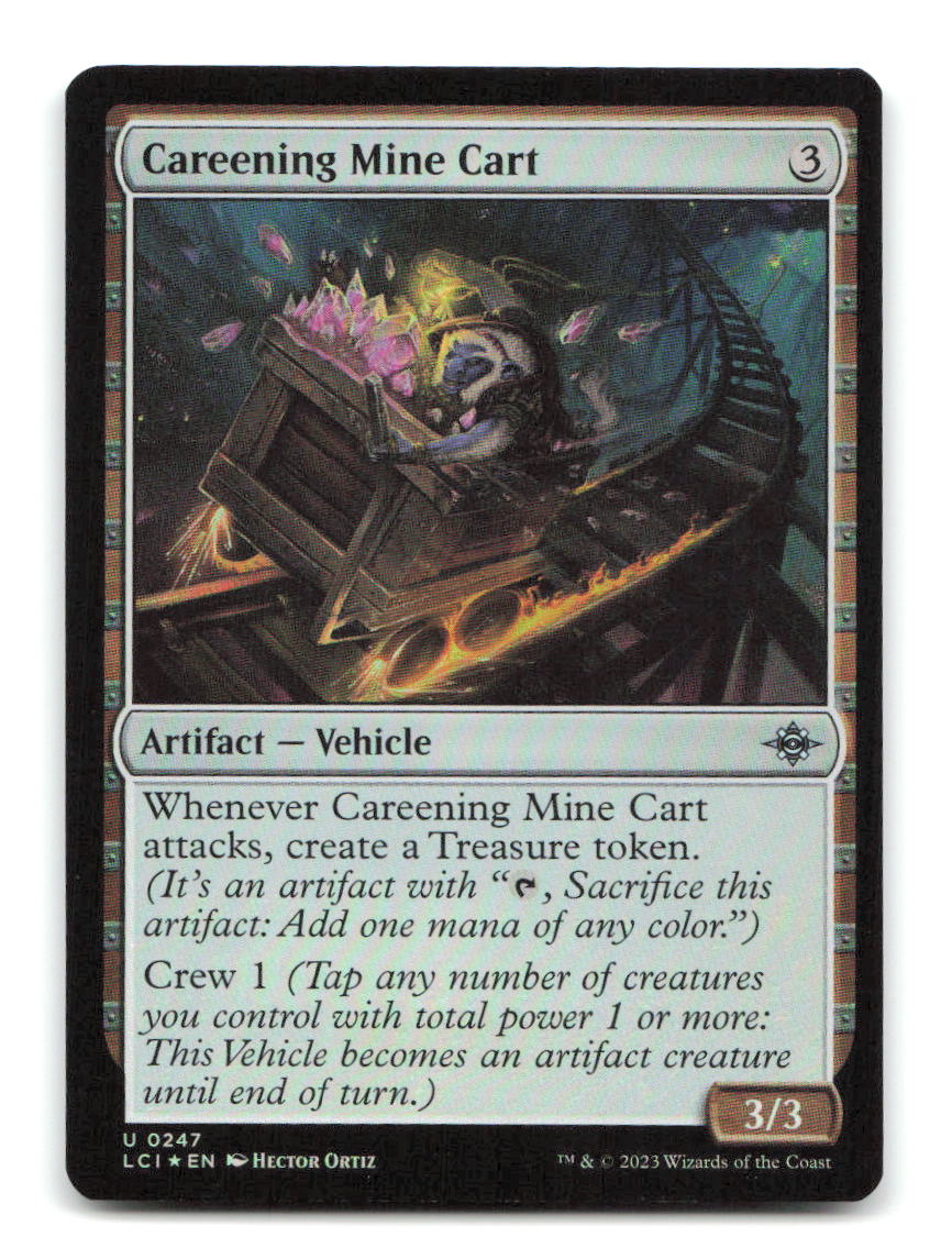 Careening Mine Cart 247 LCI Magic: The Gathering Foil NM