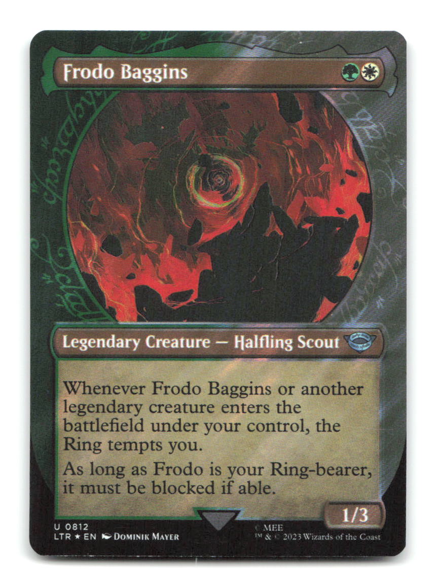 Frodo Baggins (Showcase) (Surge Foil) 812 LTR Magic: The Gathering NM
