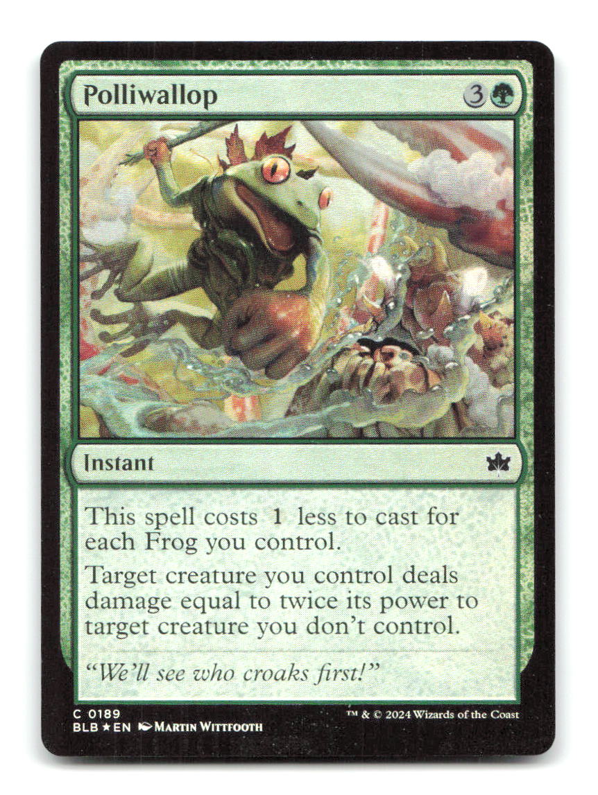 Polliwallop 189 BLB Magic: The Gathering Foil NM