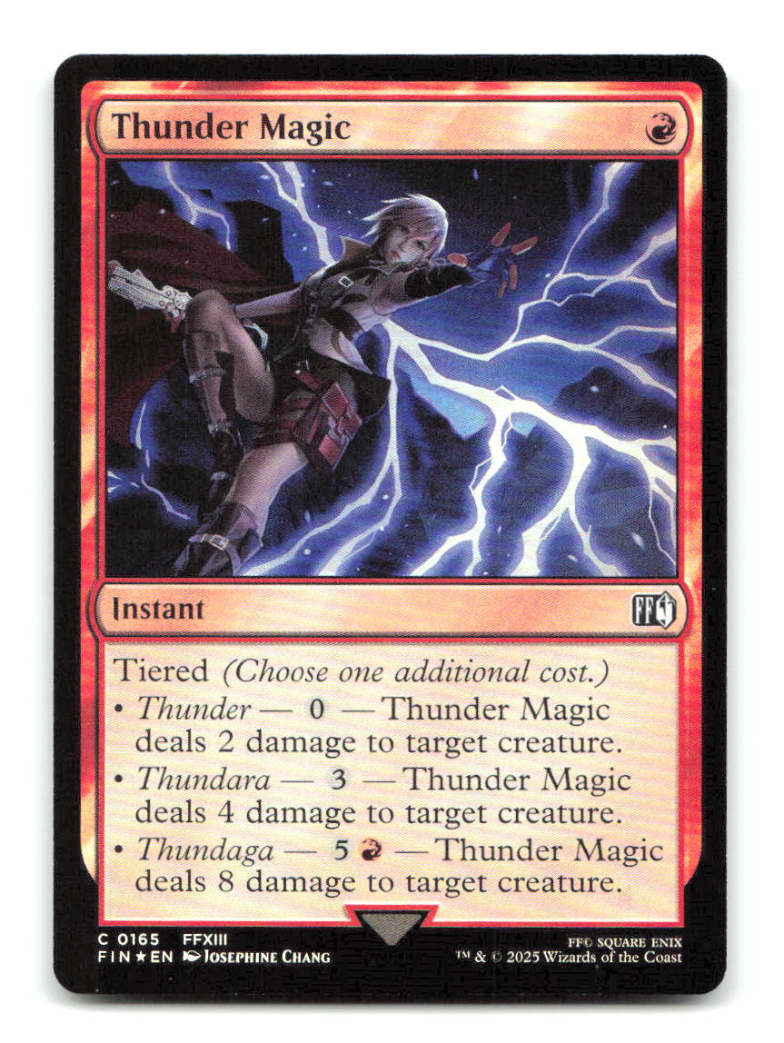 Thunder Magic 165 FIN Magic: The Gathering Foil NM