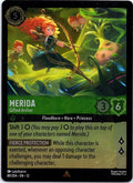 Merida - Gifted Archer 89/204 Rare Wilds Unknown Lorcana Cold Foil Near Mint