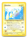 Chinchou 42/64 Common Neo Revelation Pokemon Unlimited Heavily Played