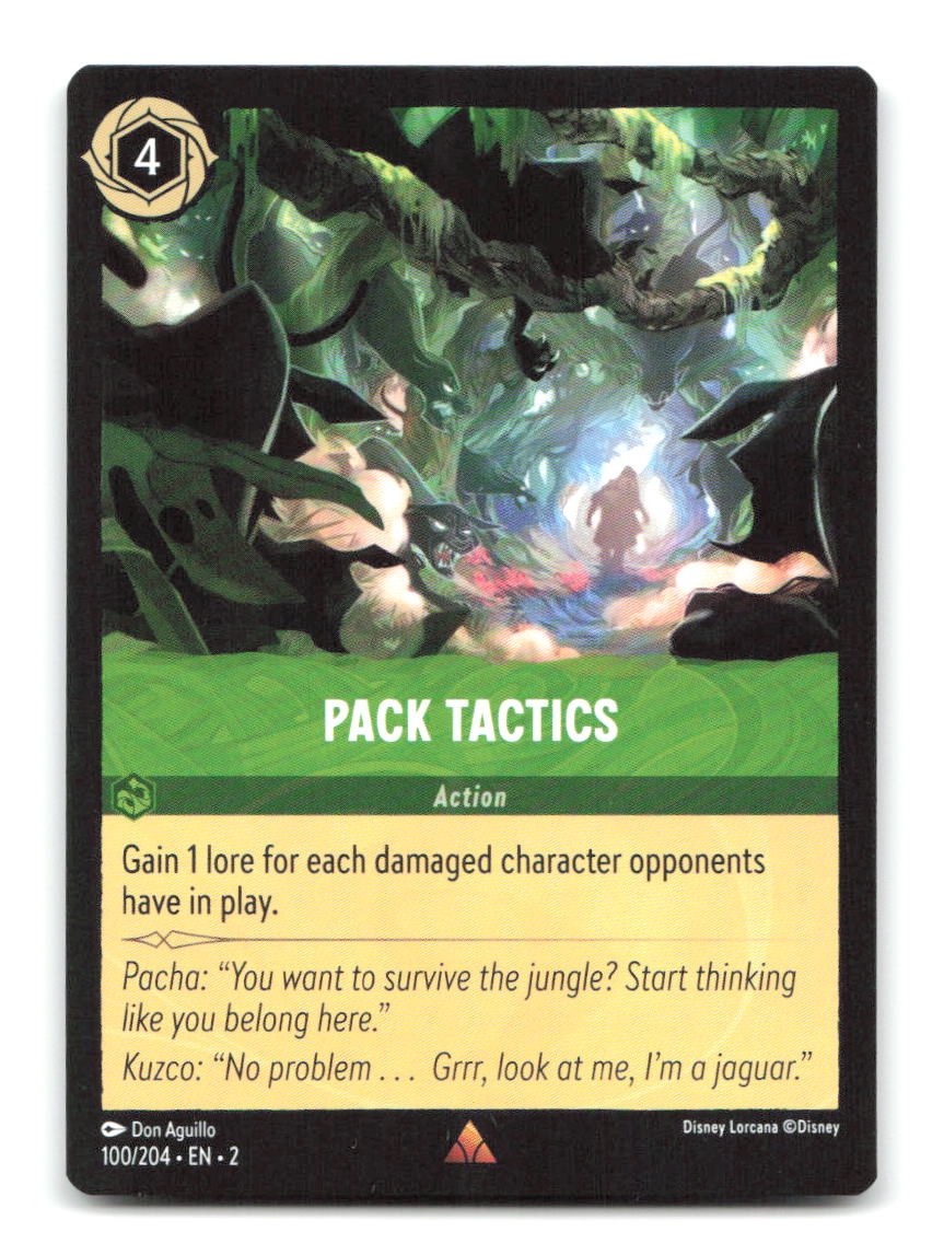 Pack Tactics 100/204 2 Lorcana NM