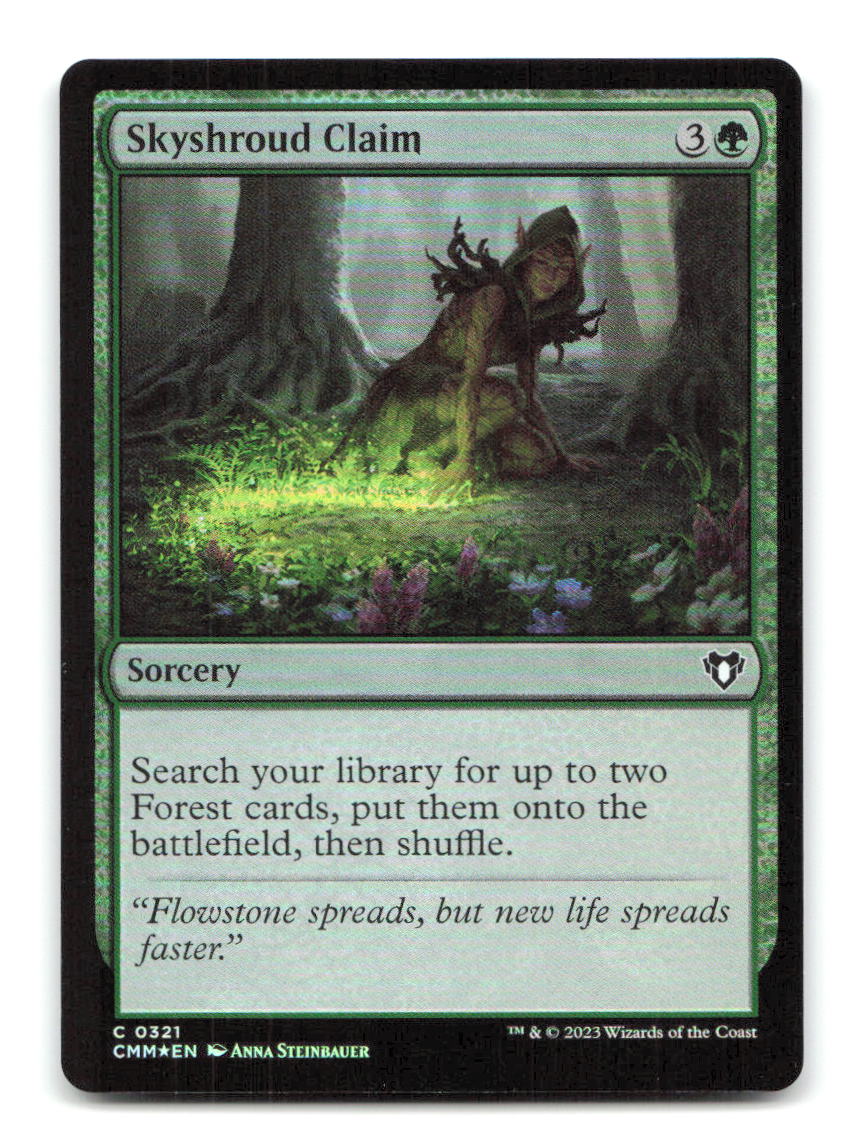 Skyshroud Claim 321 CMM Magic: The Gathering Foil NM