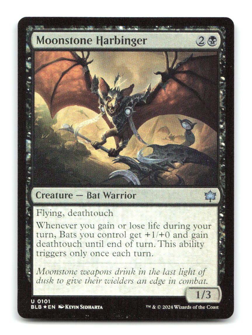 Moonstone Harbinger 101 BLB Magic: The Gathering Foil NM