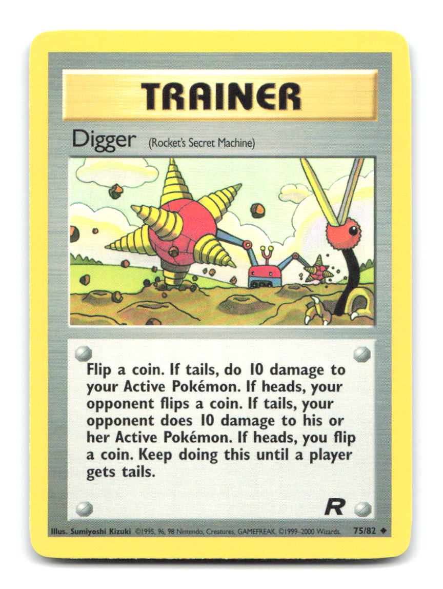 Digger 75/82 TR Pokemon Unlimited LP