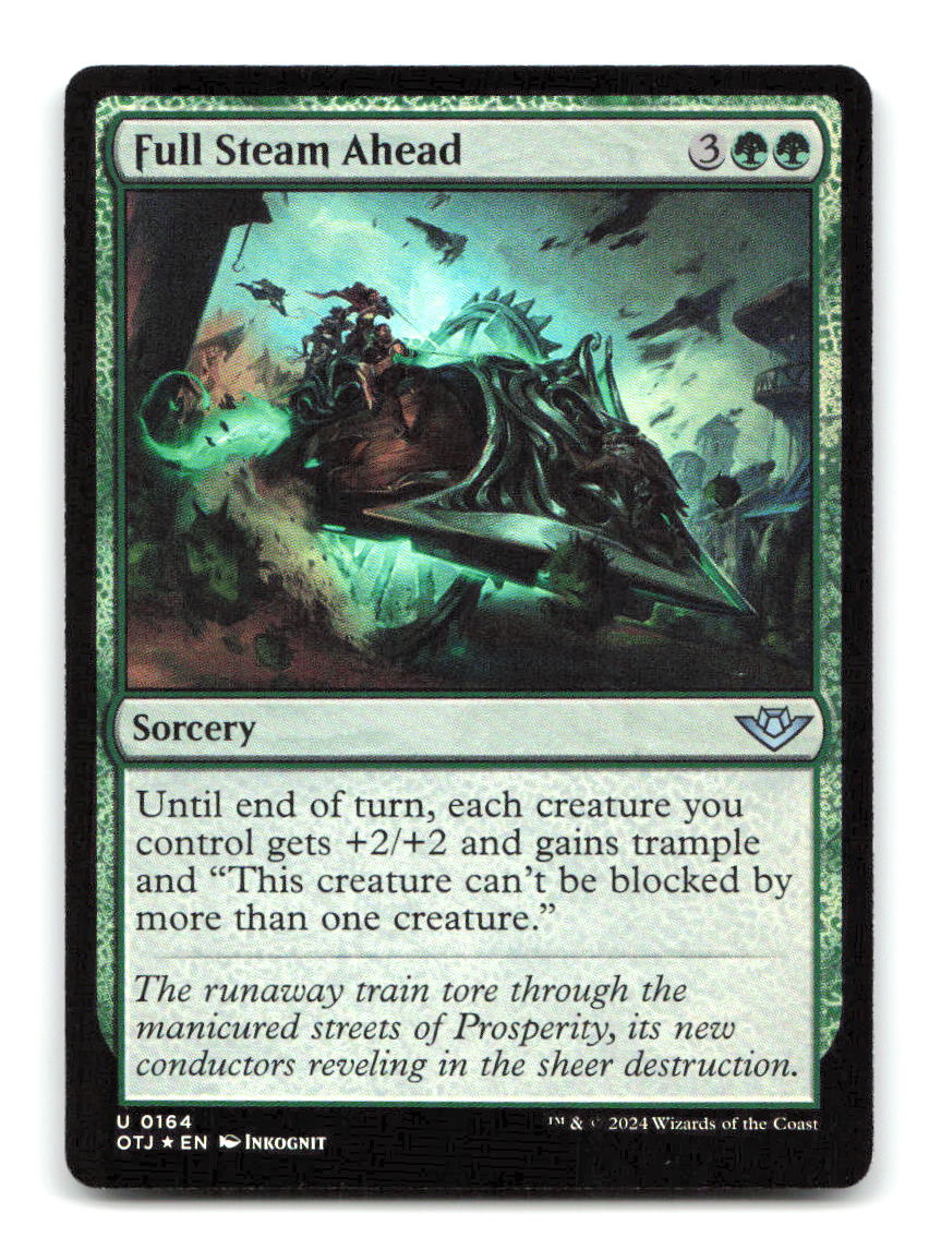 Full Steam Ahead 164 OTJ Magic: The Gathering Foil NM