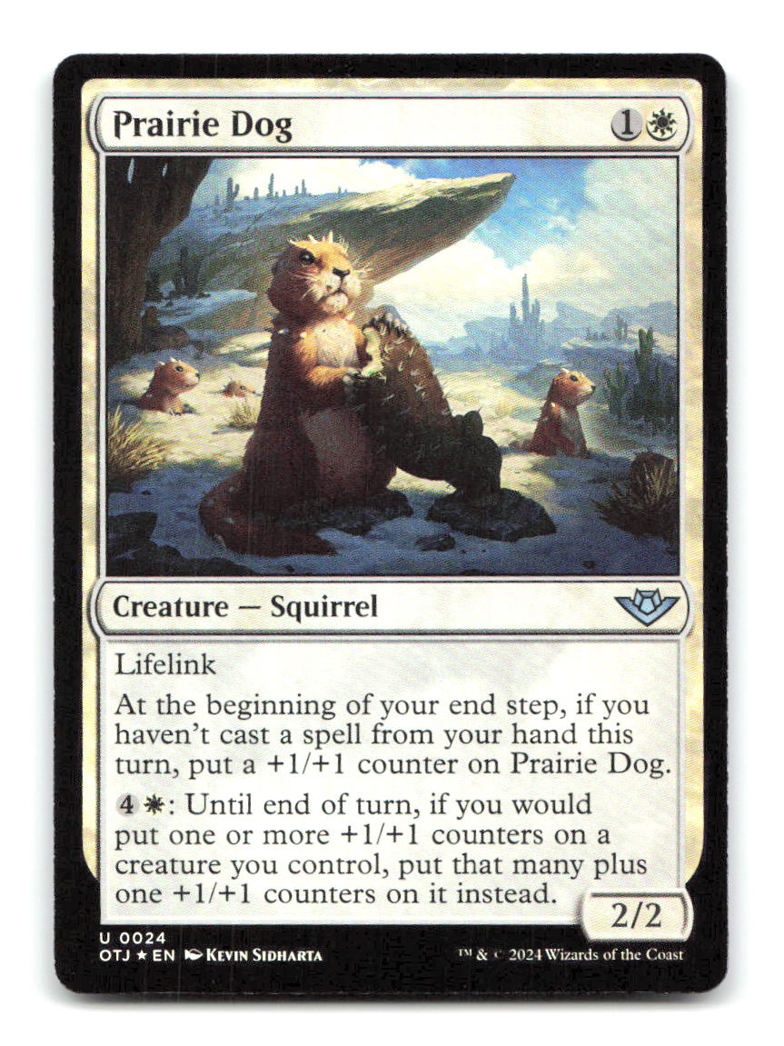 Prairie Dog 24 OTJ Magic: The Gathering Foil NM