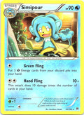 Simipour 42/162 Rare BREAKthrough Pokemon Moderately Played