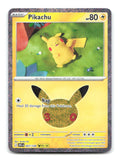 Pikachu 027/128 30C Pokemon Holo NM