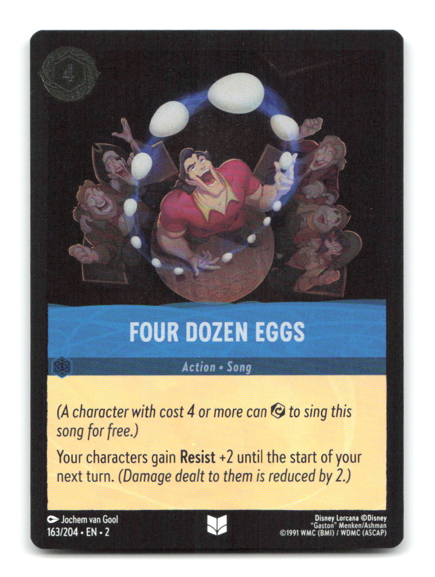 Four Dozen Eggs 163/204 2 Lorcana Cold Foil NM