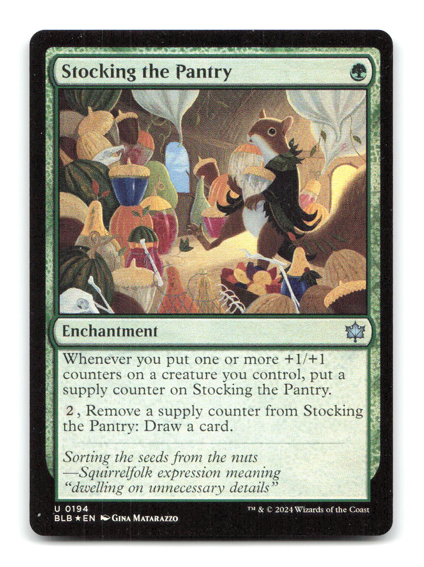 Stocking the Pantry 194 BLB Magic: The Gathering Foil NM