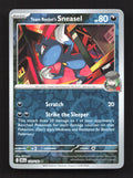 Team Rocket's Sneasel 128/182 Rare Destined Rivals Pokemon Reverse Holo NM