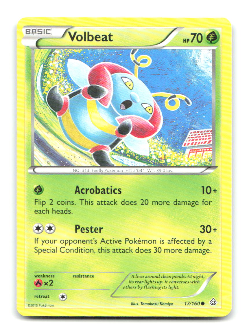 Volbeat 17/160 PRC Pokemon LP