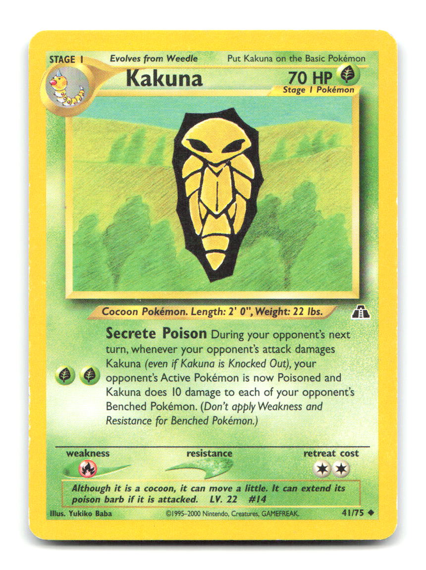 Kakuna 41/75 N2 Pokemon Unlimited MP