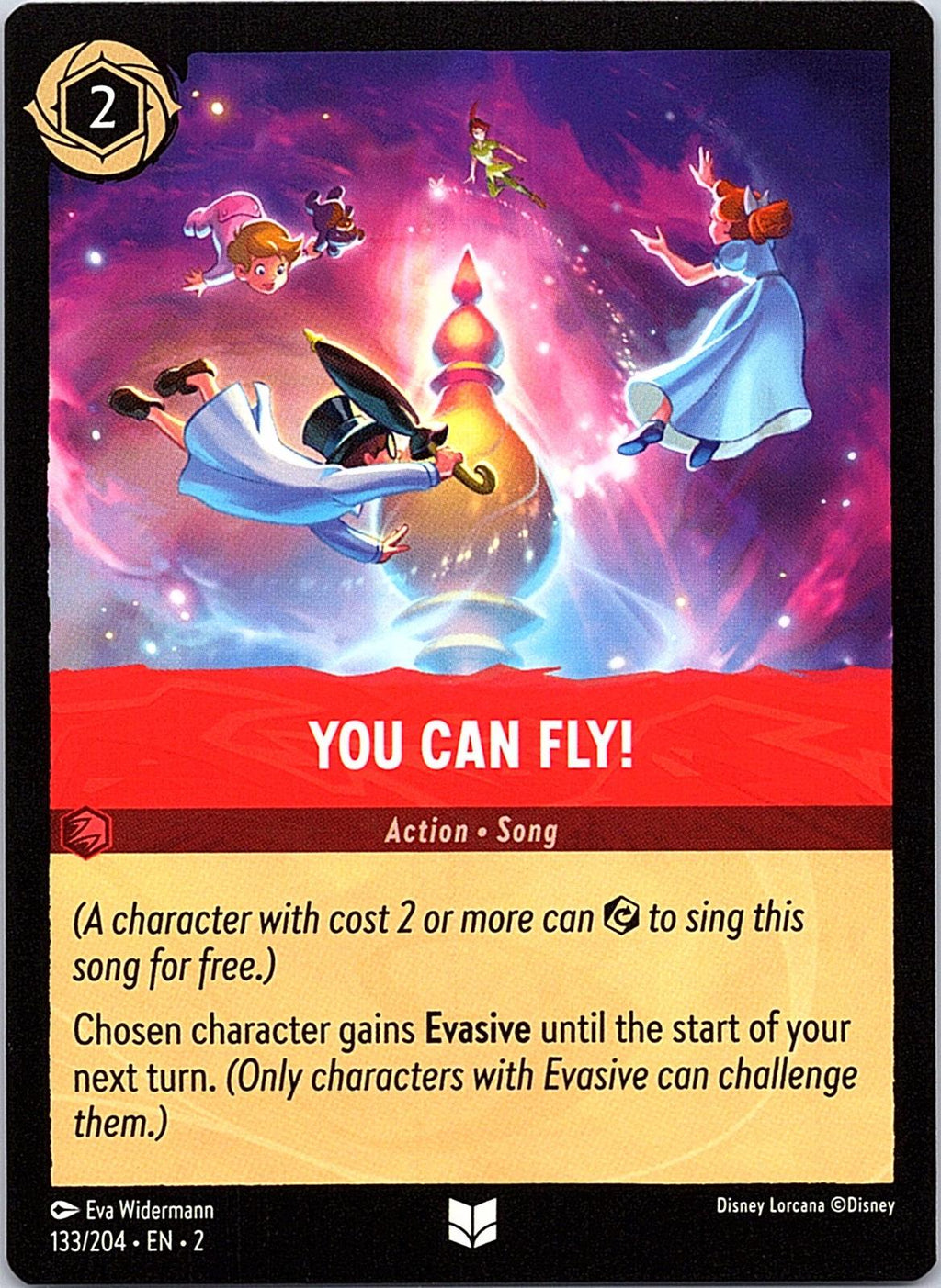 You Can Fly! 133/204 Uncommon Rise of the Floodborn Lorcana Near Mint
