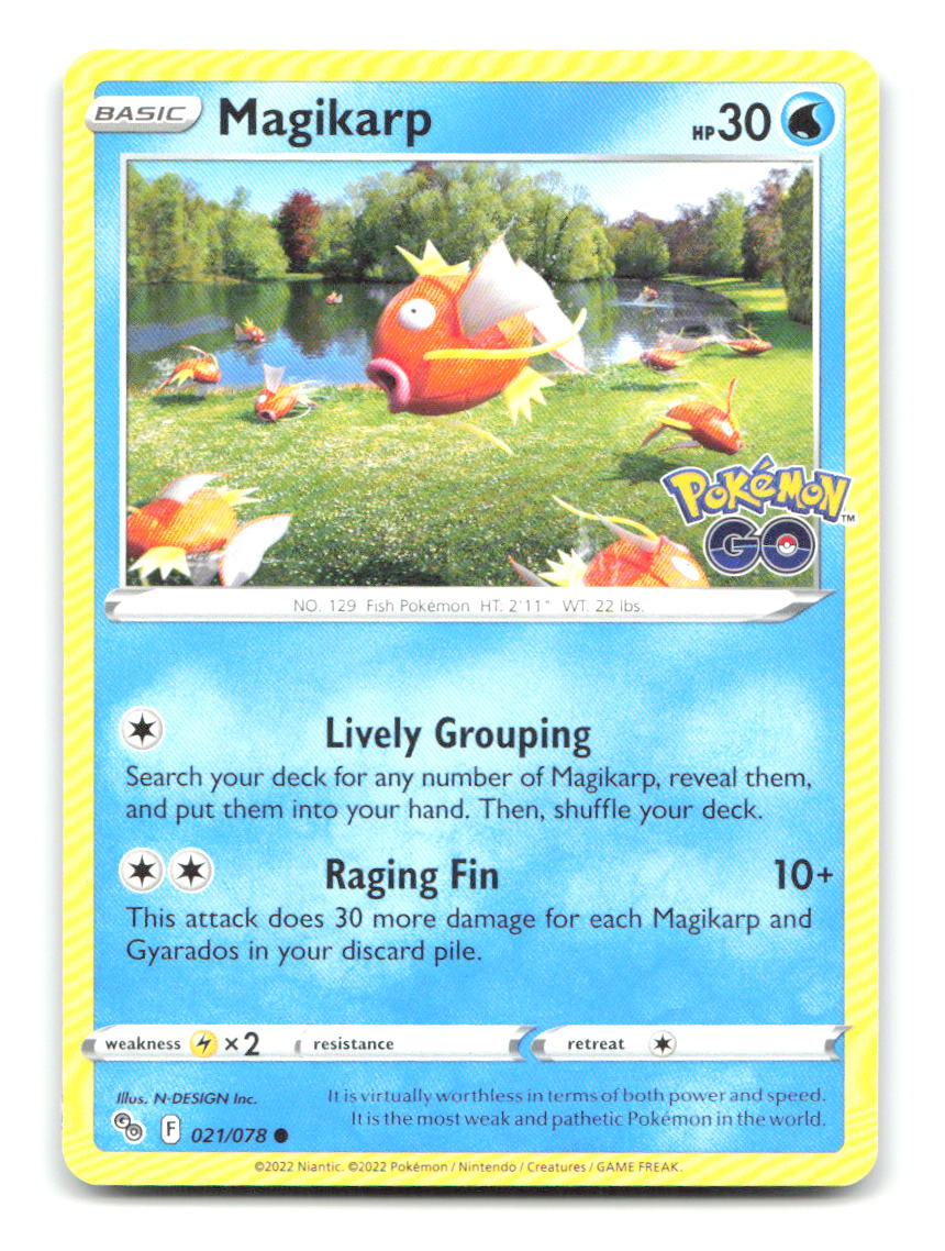 Magikarp 021/078 PGO Pokemon LP