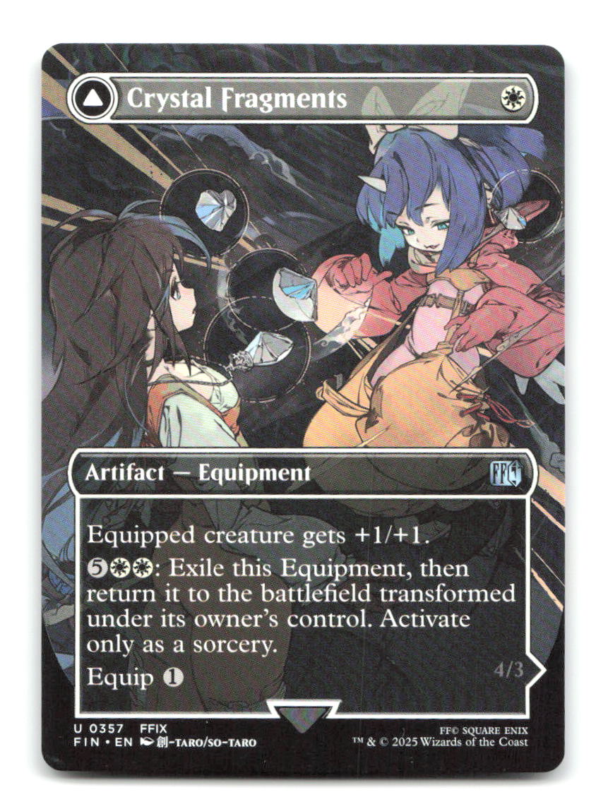 Crystal Fragments (Borderless) 357 UC FINAL FANTASY Magic: The Gathering NM