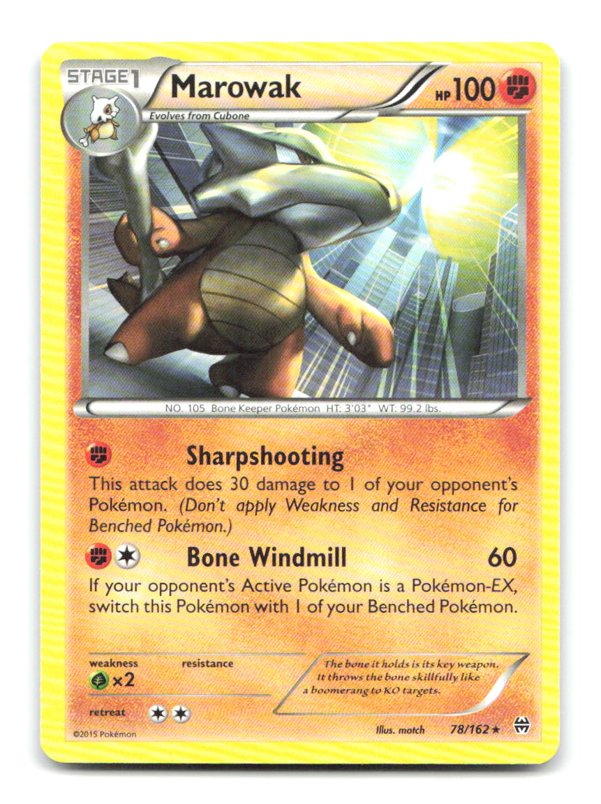 Marowak 78/162 BKT Pokemon LP