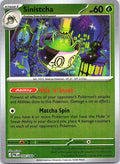 Sinistcha 006/084 Uncommon Pitch Black Pokemon Reverse Holo Near Mint