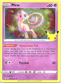 Mew 011/025 Holo Rare Celebrations Pokemon Moderately Played