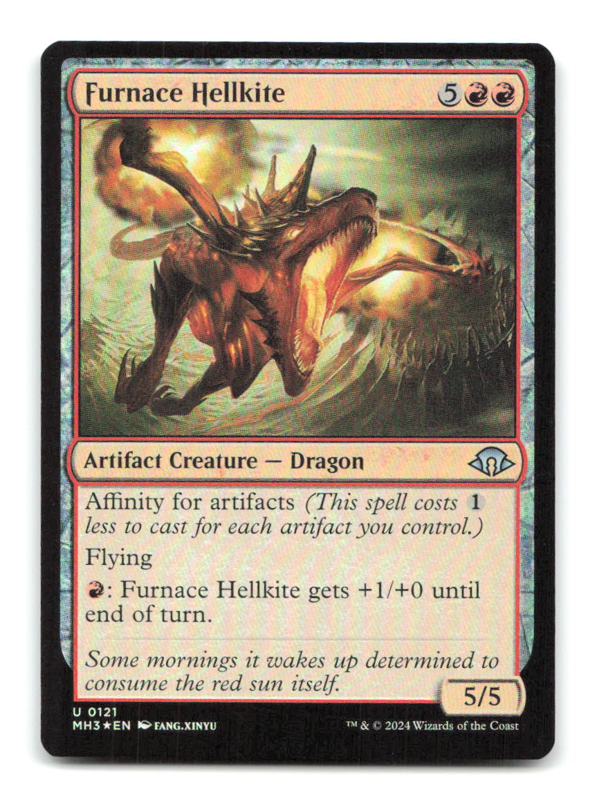 Furnace Hellkite 121 MH3 Magic: The Gathering Foil NM