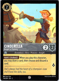 Cinderella - Knight in Training 176/204 Common Rise of the Floodborn Lorcana NM