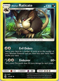 Alolan Raticate 77/149 Uncommon SM Base Set Pokemon Moderately Played